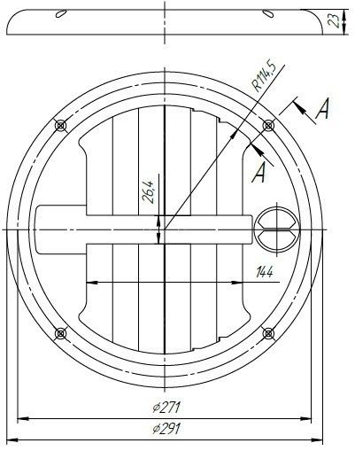 Дефлектор G&C 35-2500 - 2